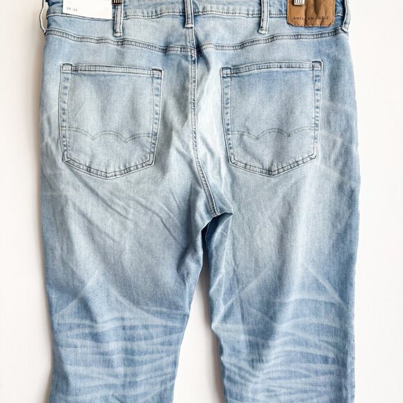 American Eagle Airflex Athletic Light Wash Jeans 38/32 NWT - Picture 6 of 10